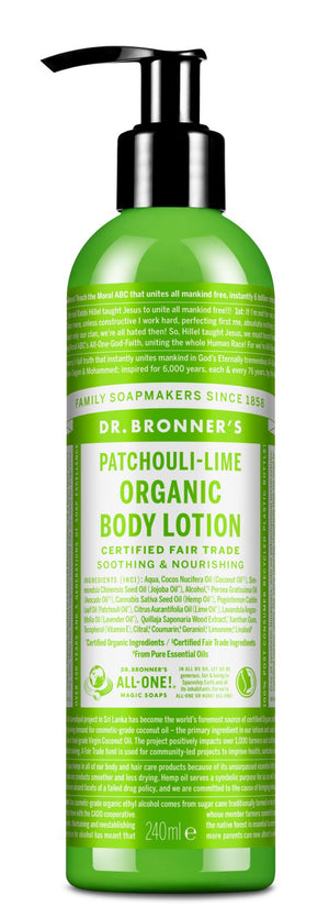 Patchouli limoen - Biologische Bodylotion