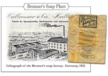 1880s/1900s - Heilbronners invent first liquid castile soap—supply washrooms across Germany—sell bar soaps under “Madaform” brand.